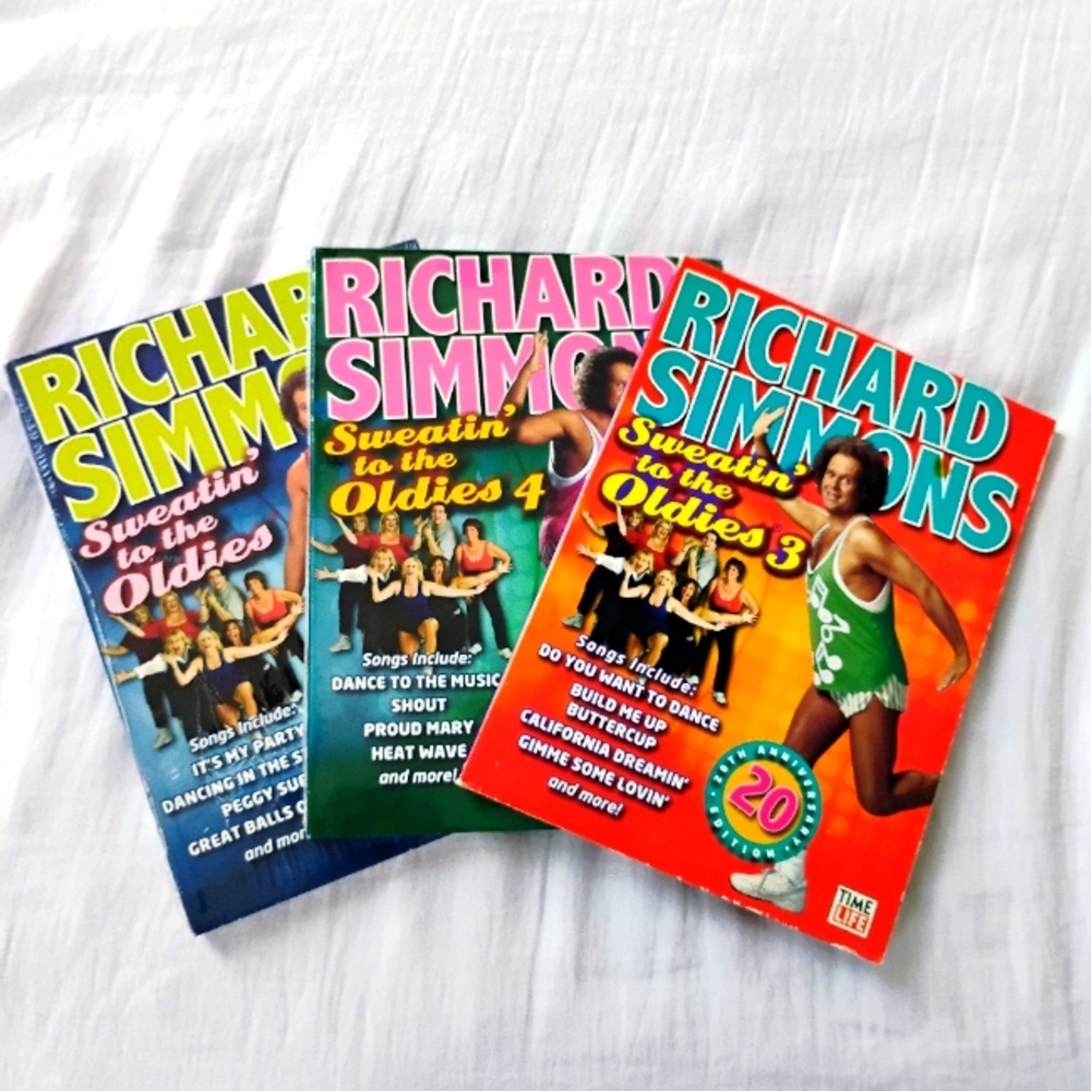 Never open Richard Simmons sweat to oldies set